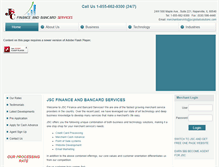 Tablet Screenshot of jscfinance.com